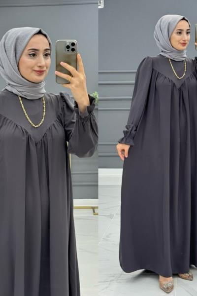 Umre Elbisesi - gri Gri