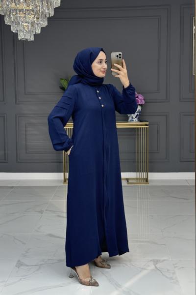 Uslu tesettur ferace - lacivert Lacivert
