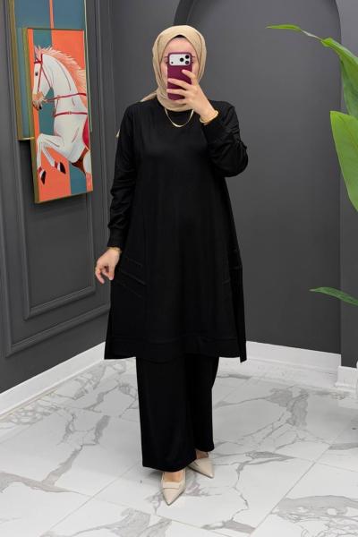 Vahide takım - Siyah Siyah