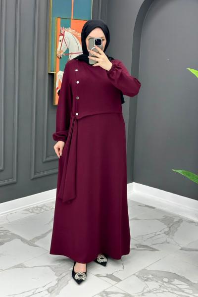 Vildan Elbise - Bordo Bordo