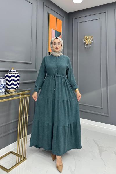 Yaren Elbise - Yeşil Koyu Yeşil