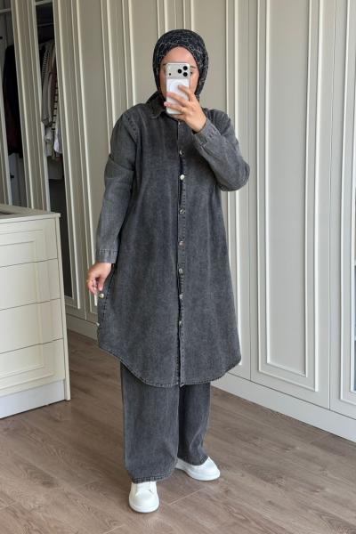 Yeni Kot Takım - Siyah  Siyah