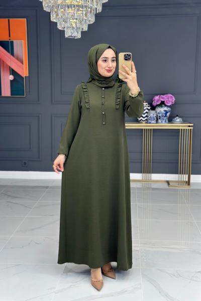Zarif elbise - haki Haki