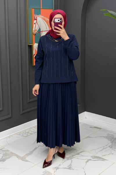 Zeynep Etekli Takım - Lacivert  Lacivert