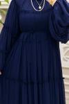 Ahenk Elbise Lacivert