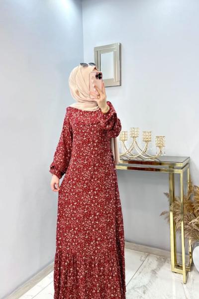 Amine Elbise  Kırmızı