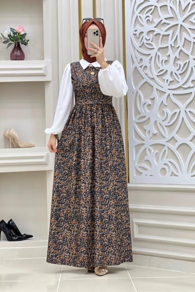 Amine Elbise Lacivert