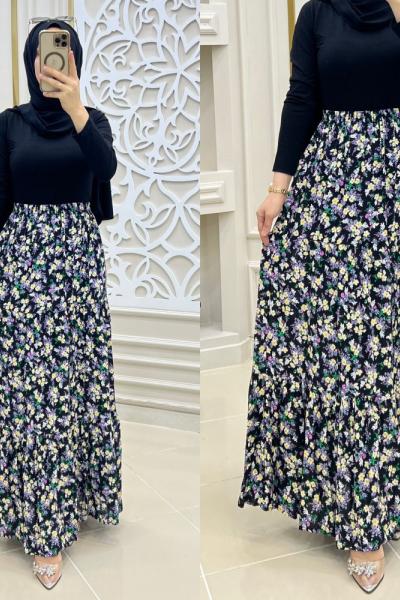 Anne Eteğim Siyah Sari