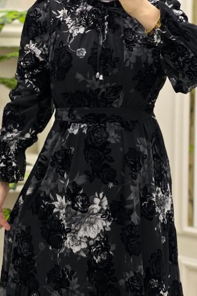 Asalet Elbise Antrasit