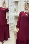 Asiye Elbisem Bordo