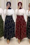 Asrın Tesettür Eteğim Bordo