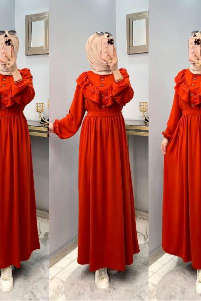 Aybüke Elbisem Turuncu