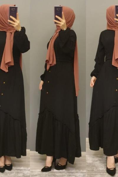 Ayrobın Elbisem Siyah