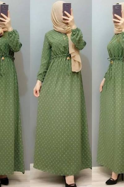 Ayrobin Elbisem Yeşil