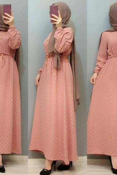 Ayrobin Elbisem Pembe