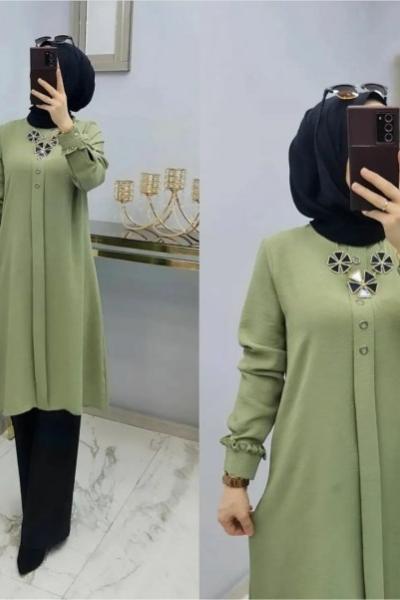 Ayrobin Tuniğim Yeşil