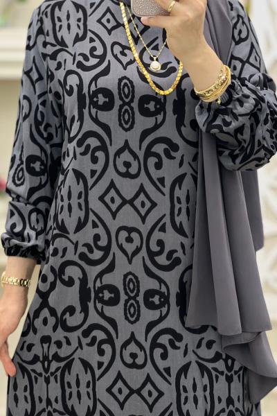 Azra Elbisem Antrasit