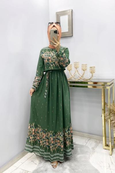 Bahar Elbise  Yeşil