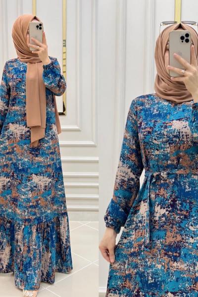Batik Elbisem Mavi