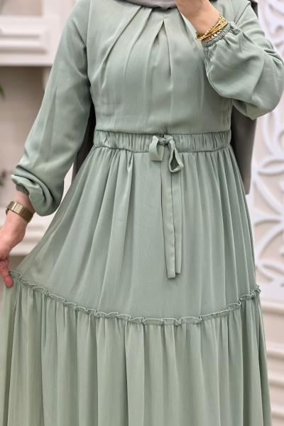 Berrak Elbisem Mint Yeşili