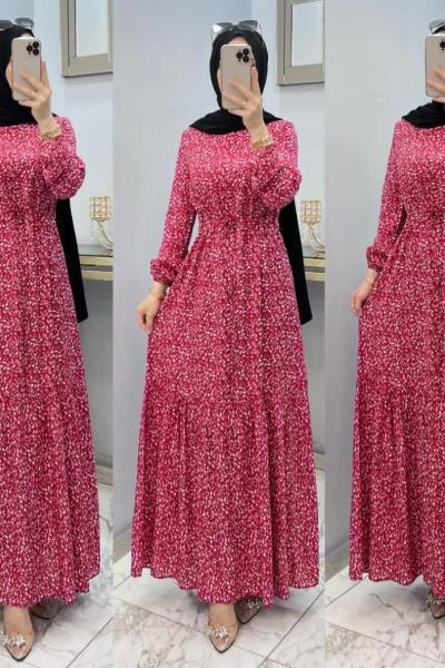 Bilsen Elbisem Kırmızı