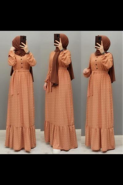 Birinci Kalite Ayrobin Elbisem  Gül