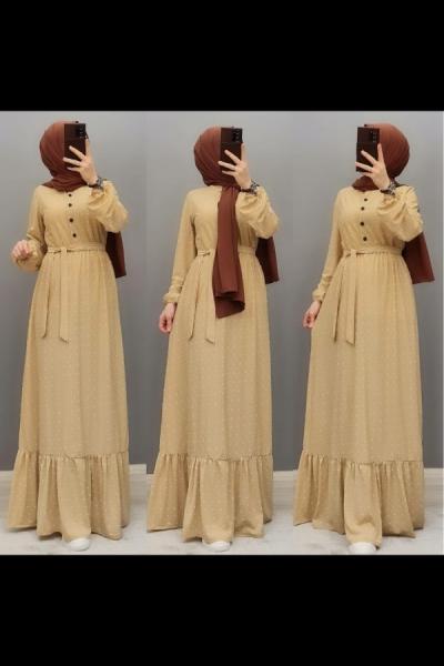 Birinci Kalite Ayrobin Elbisem  Vizon