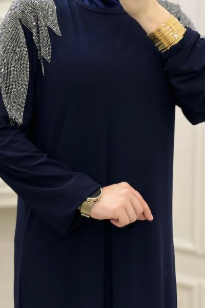 Buğlem Elbise  Lacivert