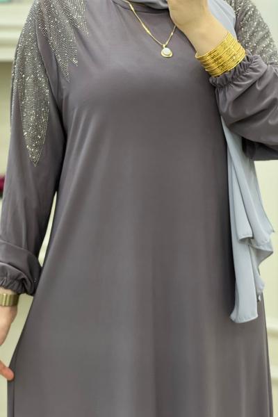 Buğlem Elbise  Gri