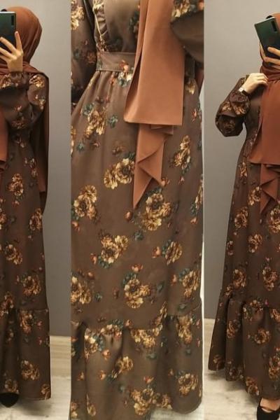 Burçak Elbisem Kahverengi