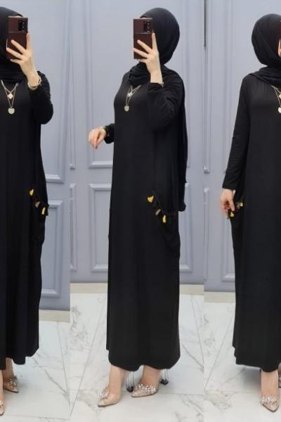 Büyük Beden Elbisem Siyah