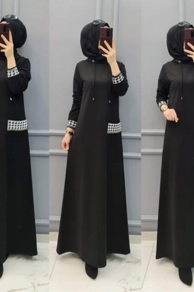 Büyük Beden Bayan Spor Elbise  Siyah