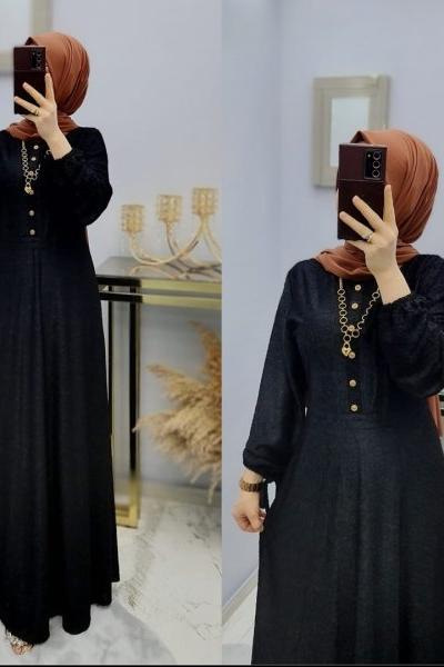 Büyük Beden Elbisem Siyah