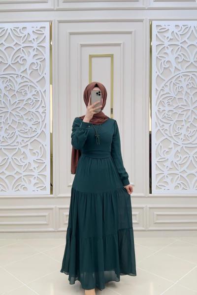 Canan Elbisem Koyu Yeşil