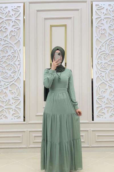 Canan Elbisem Fıstık Yeşili