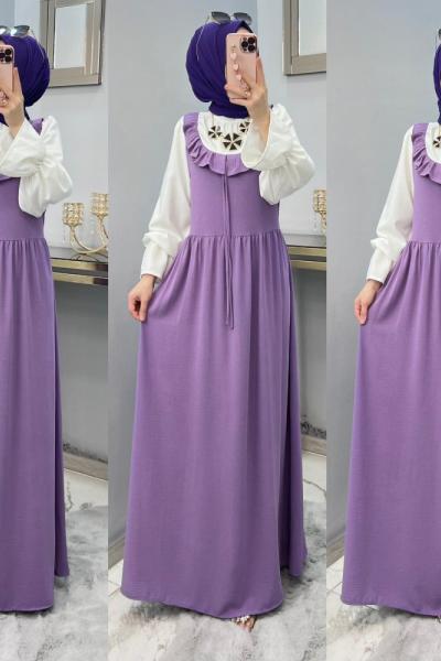 Cansel Elbise Lila