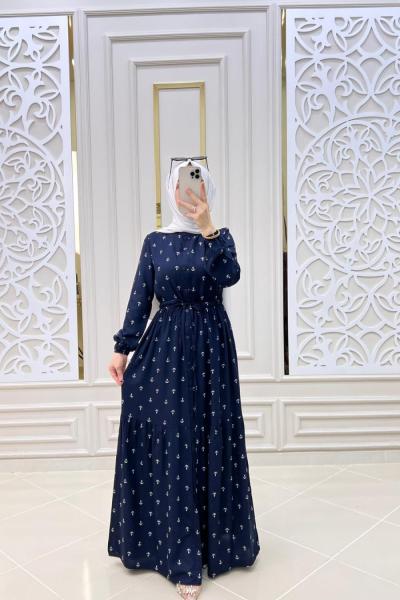 Çapa Elbise  Lacivert