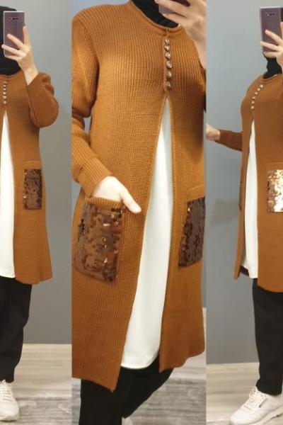 Cepleri Pullu Hırkam Taba