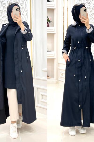 Çizgili Kapım Siyah