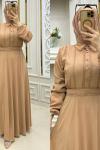 Dantel Elbise Camel