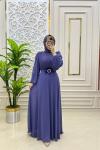 Defile Elbise Mor