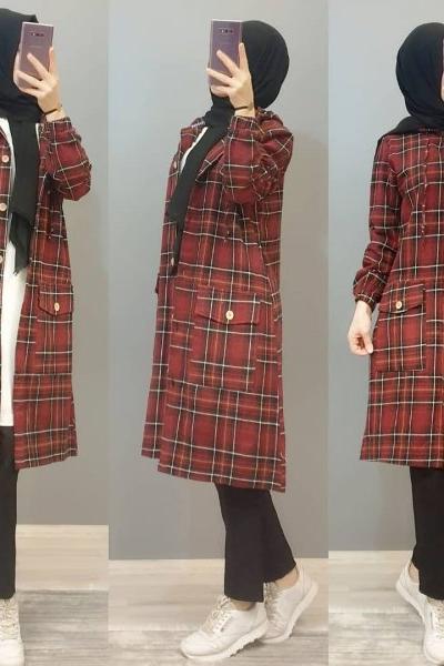 Ekose Kap Modelim Bordo