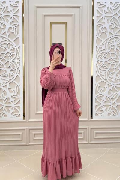 Elsa Elbise Pembe