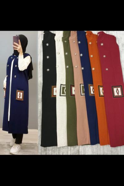 En Tarz Yelek Modelim Lacivert