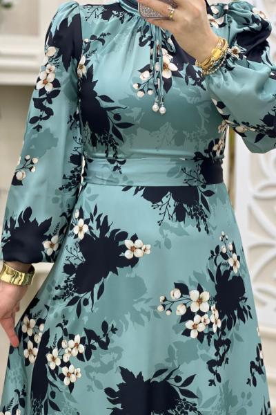 Esma Elbisem Mint Yeşili