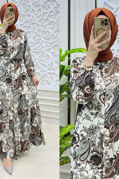 Esra Elbisem Kahverengi