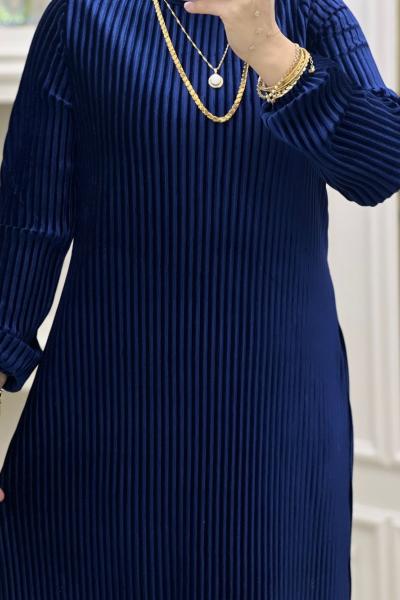 Fitil Elbisem Lacivert