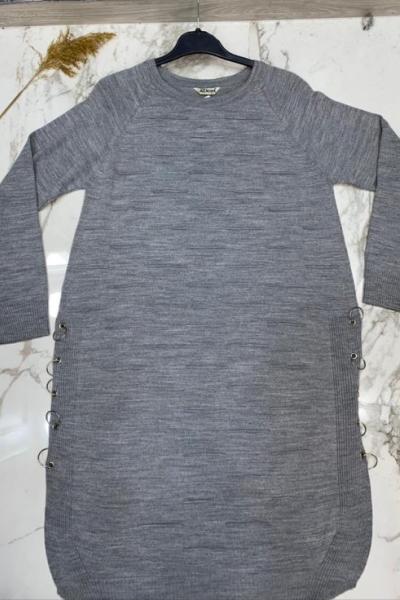 Halkalı Tuniğim Gri