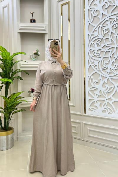 Haziran Yelekli Elbisem Taş