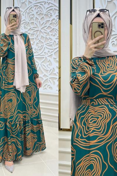 İmza Elbise Zümrüt